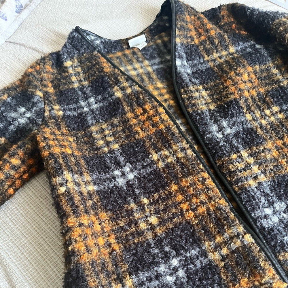 Ava & Viv Women’s Plus Size Plaid Coat